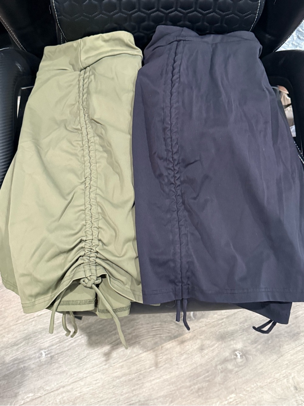 Modest athletic knee length skirt set of 2 size medium